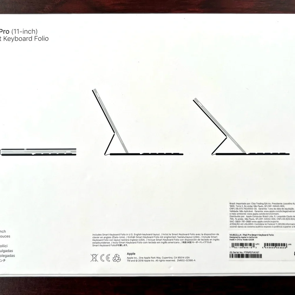 Apple Smart Keyboard Folio for iPad Pro 11-inch Model A2038